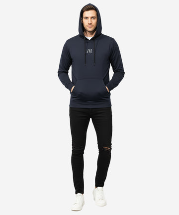 HR Clothing Men's Hoodie - Blue