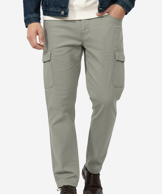 Men's Cotton Pant 6 Pocket - Stone L- Green Cp-0550
