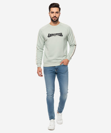 Men's Sweat Shirt - Green Tsh-5978