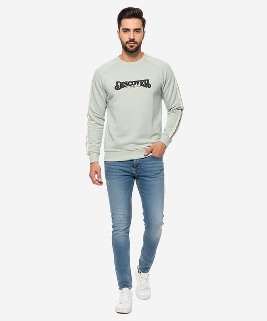Men's Sweat Shirt - Green Tsh-5978