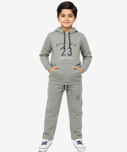 Kids Basket Ball Hoddie Bts-1912 - Green
