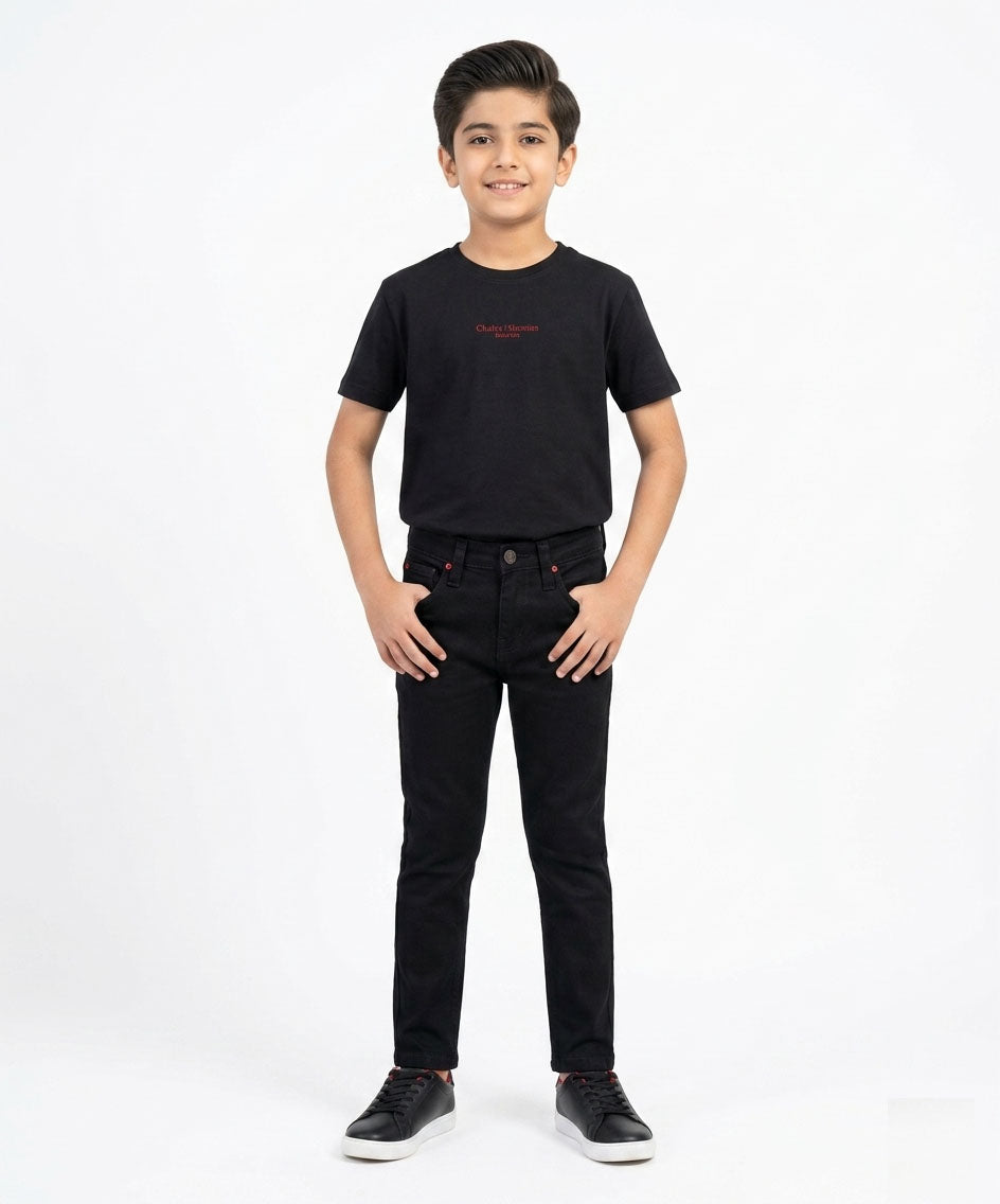 Boys Black jeans pants- Bjp-0262