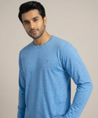 HR Clothing Men’s Blue Full-Sleeves T-Shirt – TSH-6736
