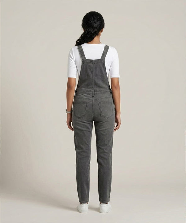 HR Clothing Women's Denim Rompers – Grey - DG-0003