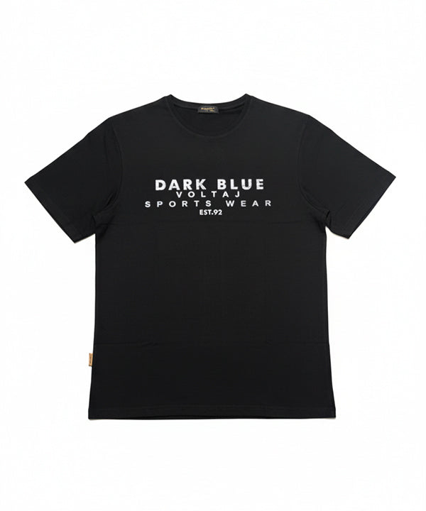 HR Clothing Men’s Printed T-Shirt – Black TSH-5879