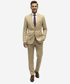 Formal Suit Gst-0124 Coffee 2 Button