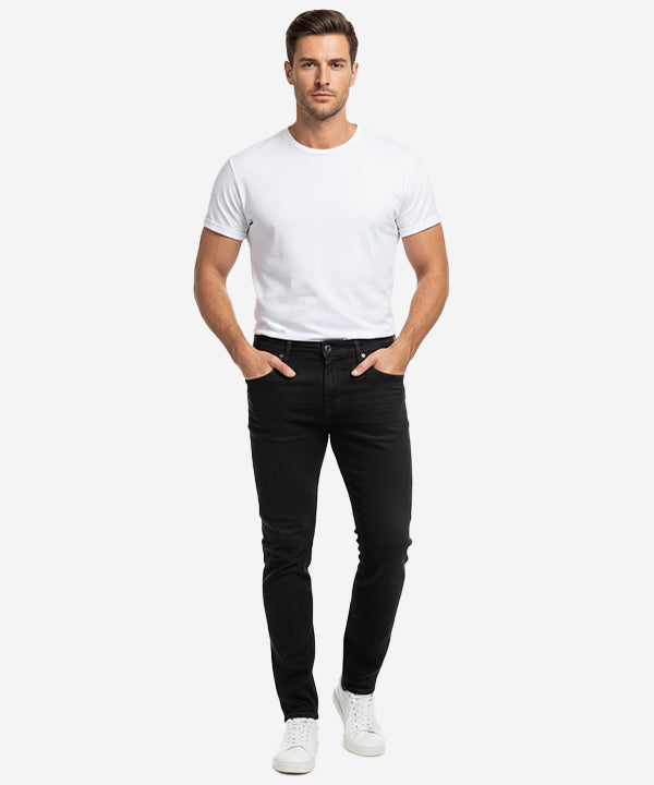 HR Clothing Men's Denim - Black JP-1907