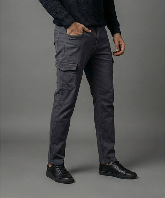 Men's Cotton Pant 6 Pocket - Purple Cp-0685