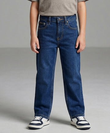 Kids Straight Fit Jeans- BJP-0298 Navy