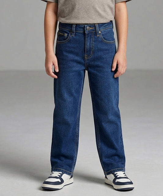 Kids Straight Fit Jeans- BJP-0298 Navy