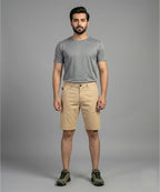 Men’s Summer Cotton Beige Shorts- BR-0112