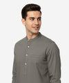 Men's Casual Shirt - Shc-1453 Grey