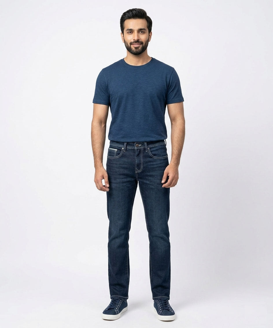 Men's Denim Straight Fit- Blue JP-2232