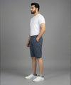 Men’s Summer Cotton Navy Dotted Shorts- BR-0105