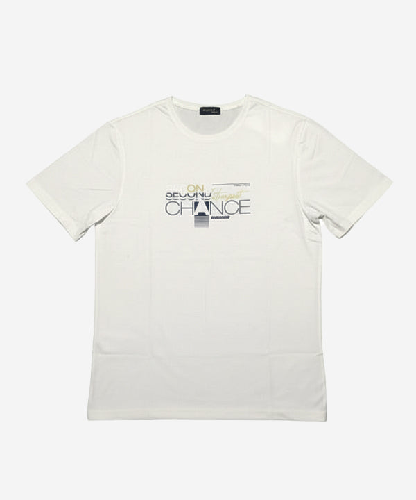 HR Clothing Men’s Printed T-Shirt – White TSH-5880