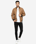Men's Leather Jacket - Brown JK-0442