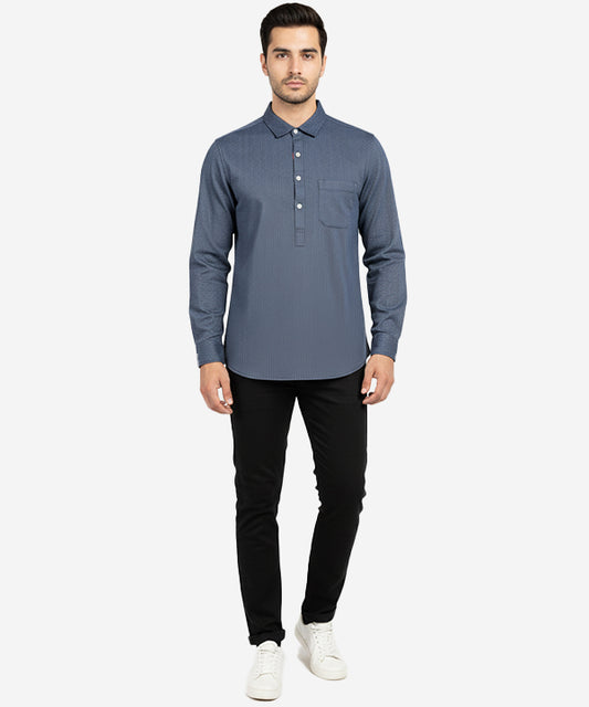 Men's Casual Textured Shirt - Shc-1406