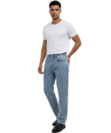 Men's Jogger-Style Denim - Wash Blue JP-2082