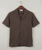 HR clothing Kids Half Sleeves Shirt - Coffee-Brown BSH-0116
