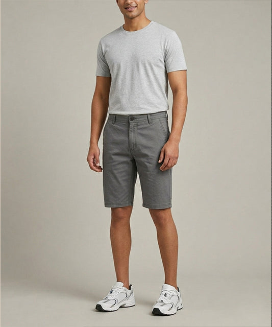 Men’s Summer Cotton D-Grey Shorts- BR-0101
