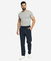 Men's Linen Trousers - Navy Lwr-0576