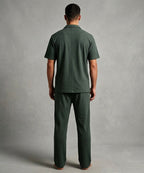 HR clothing Mens Thermal Co-Ord Set 3086/0706 -D-Green