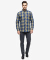 Men's Casual Shirt - Shc-1191 Blue Chk