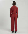 Women's Maroon Relaxed Fit Co-Ord Set LTP-0030