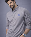 Men's Casual Shirt - Shc-1063 Dotted Grey