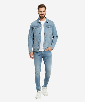 Men's Denim Jacket - Ice Blue JK-0419