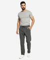 Men's Linen Trousers - D Grey Lwr-0576