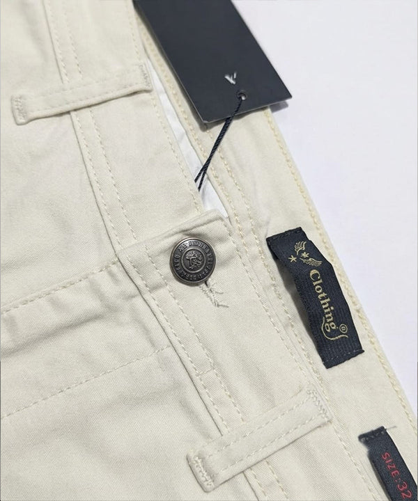 Men's Chino Straight Fit- Off-White CP-0555