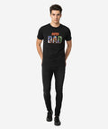 HR Clothing Men’s Super Dad T-Shirt – Black TSH-5921