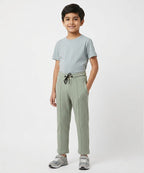 Kids Straight Fit Trouser Blw-0138 - L-Green