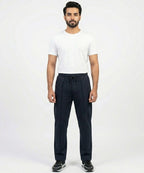 Men’s Terry Smart Baggy Trousers– LWR-0705 Navy