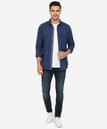 Men's Casual Shirt - Shc-1579 N-Blue Chk