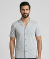 Men’s Pinstripe Drawstring Co-Ord Suit– Relaxed Fit- Grey Stripe