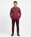 Men's Casual Shirt - Maroon Shc-1590 ORG