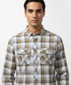 Men's Casual Shirt - Shc-1484 Brown Chk