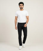 Men's Denim Slim Fit Jeans- Black JP-1782