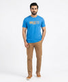 HR Clothing Men’s Printed T-Shirt – Blue TSH-5684