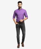 Men's Casual Shirt - Shc-1451 Purple