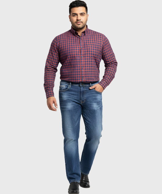 Men's Over Size Denim - Blue JP-2077