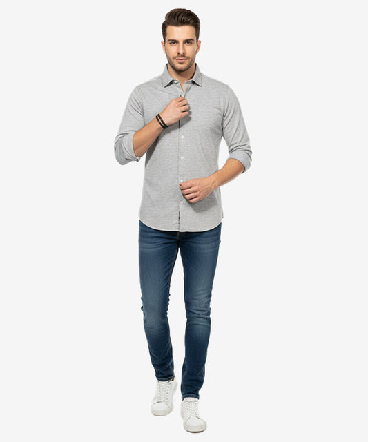 Men's Casual Shirt - Shc-1975 Grey