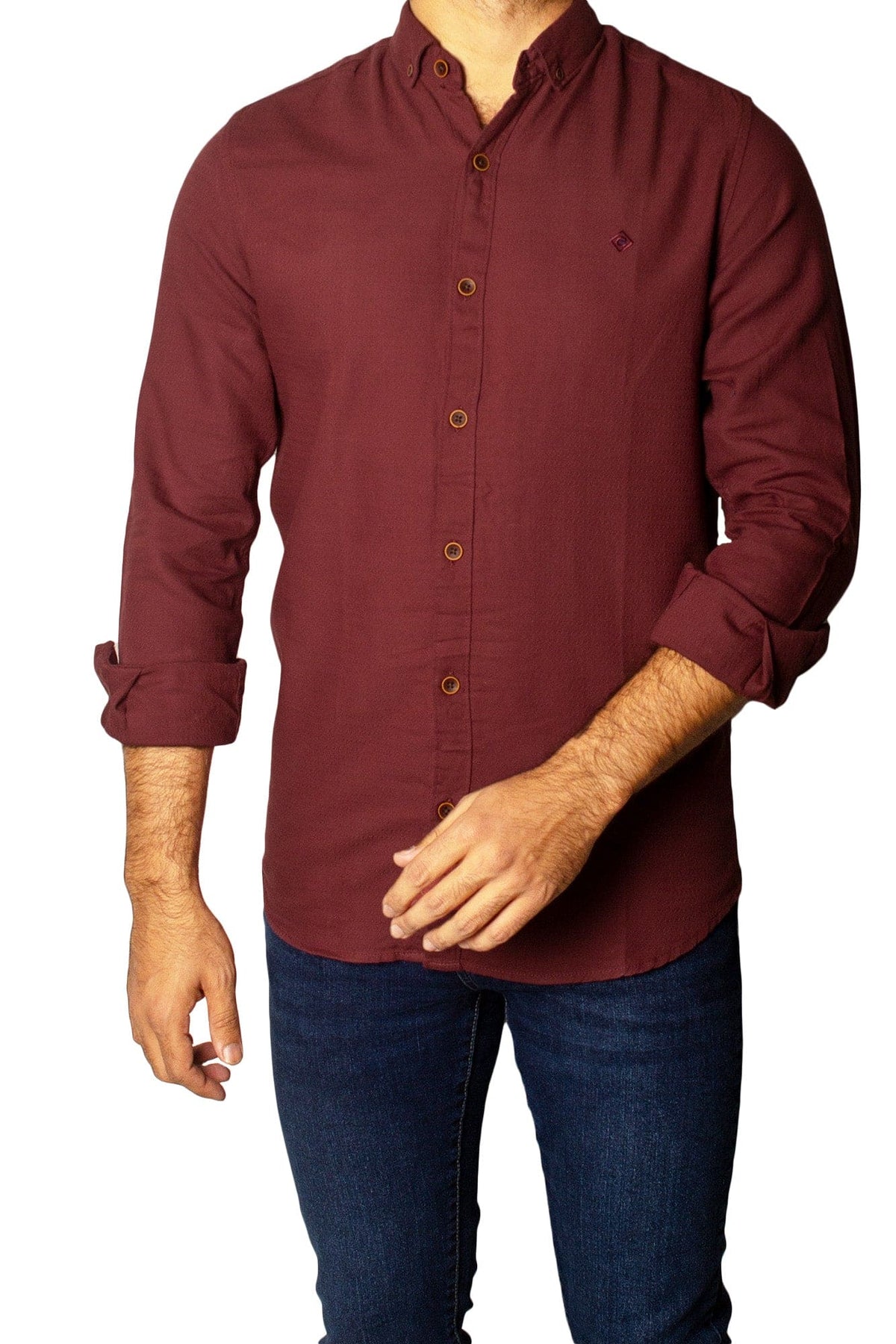 Men's Casual Shirt SHC-1696 Maroon