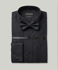 Men’s Tuxedo Black Dress Shirt - DSH-0150
