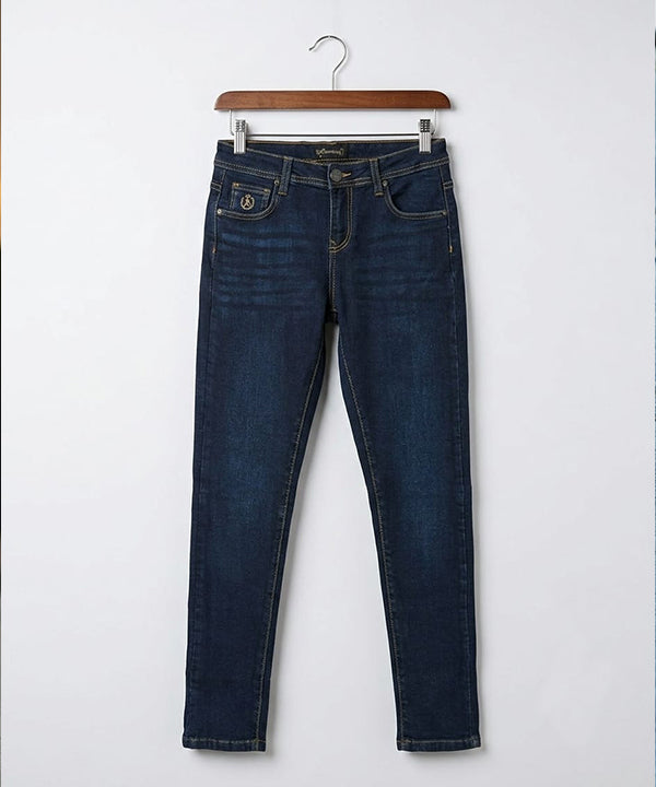 HR Clothing Women's Slim Fit Denim Jeans-LJP-0087–Navy