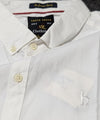 Men's Casual White Half Sleves Shc-1846