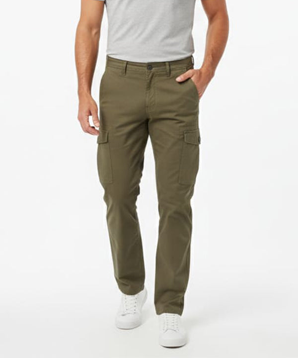 Men's Cotton Pant 6 Pocket - Olive Cp-0516