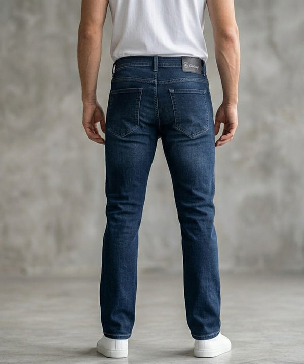 Men's Denim Straight Fit- Jp-2248 Navy-Blue